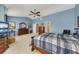Spacious main bedroom with ample closet space and soft carpeting at 2083 Hasel St, Lawrenceville, GA 30044