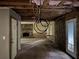 Renovated living space featuring a stone fireplace and open floor plan at 372 Nalley Dr, Stone Mountain, GA 30087