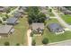 Beautiful aerial view of the home's manicured lawn and lush landscaping at 162 Aylesbury Blvd, Mcdonough, GA 30252