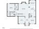Detailed floor plan showcasing the layout of the first floor, including living room, kitchen, bedrooms, and dining area at 162 Aylesbury Blvd, Mcdonough, GA 30252