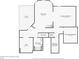 Basement floor plan diagram showcasing layout with gym, bathroom, game room, and patio at 5511 Highland Preserve Dr, Mableton, GA 30126