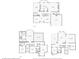 Detailed floor plan showcases the layout of the home's multiple floors, including bedrooms and living spaces at 5511 Highland Preserve Dr, Mableton, GA 30126