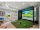 State-of-the-art golf simulator room, perfect for improving your swing and enjoying virtual courses at 5511 Highland Preserve Dr, Mableton, GA 30126