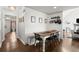 Dining area with hardwood floors and natural light at 170 Shelli Ln, Roswell, GA 30075