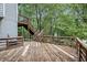 Multi-level deck and stairways providing access to home and backyard at 4098 Charlotte Se Ct, Smyrna, GA 30082
