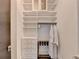 Spacious closet with custom shelving, drawers, and organized storage solutions at 6399 Lucent Ln, Atlanta, GA 30328
