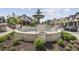 Charming community area with a tiered fountain and storefronts at 6399 Lucent Ln, Atlanta, GA 30328