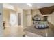 Efficient kitchen layout with light cabinets, essential appliances, and durable countertops at 300 Twin Tendrils Sw, Atlanta, GA 30331