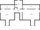 Floor plan with bedrooms, walk in closets, bathroom, and hall at 507 Wintergreen Way, Canton, GA 30115