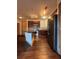 Bright kitchen boasts stainless steel appliances and dark wood cabinets at 898 Oak St Sw # 1215, Atlanta, GA 30310
