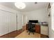 Bright office space with hardwood floors and built in shelves at 999 Seaboard Nw Ave, Atlanta, GA 30318