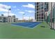 Well-maintained tennis court ready for a match, offering a great way to stay active and enjoy the outdoors at 1280 W Peachtree Street Nw # 808, Atlanta, GA 30309