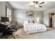 Bright bedroom with natural light, neutral colors, and a dedicated office space at 2822 Prado Ln, Marietta, GA 30066