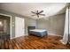 Bedroom with hardwood floors and natural light at 136 Peachtree Memorial Nw Dr # Pa4, Atlanta, GA 30309