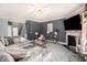 Modern living room with plush seating, fireplace, and contemporary decor for comfortable living at 2780 Lakeview Walk, Decatur, GA 30035
