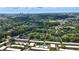 Panoramic aerial view highlights a dense, green residential neighborhood with glimpses of the city skyline in the distance at 6980 Roswell Rd # P6, Atlanta, GA 30328