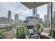 Charming balcony offering city views and outdoor relaxation space at 3338 Peachtree Ne Rd # 1507, Atlanta, GA 30326
