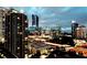 A captivating city view showcases the skyline at twilight at 3338 Peachtree Ne Rd # 1507, Atlanta, GA 30326
