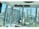 Stunning Primary view from floor to ceiling windows, showcasing the city skyline and treetop views at 3338 Peachtree Ne Rd # 1507, Atlanta, GA 30326