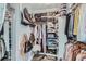 Spacious walk-in closet with custom shelving for optimal organization and ample storage at 3338 Peachtree Ne Rd # 1507, Atlanta, GA 30326