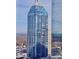 Stunning full view of the high-rise condominium building showcasing architectural design and extensive windows at 3338 Peachtree Ne Rd # 1507, Atlanta, GA 30326