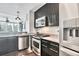 Modern kitchen features stainless appliances and granite countertops with city views at 3338 Peachtree Ne Rd # 1507, Atlanta, GA 30326