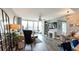 Cozy living area with floor-to-ceiling windows and modern decor at 3338 Peachtree Ne Rd # 1507, Atlanta, GA 30326