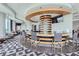 Resident bar area featuring modern decor and city views from the floor-to-ceiling windows at 3338 Peachtree Ne Rd # 1507, Atlanta, GA 30326