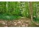 Secluded backyard garden space with a park bench at 1610 Old Mill Xing, Marietta, GA 30062