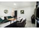 Home office featuring modern decor, lighting, and furniture at 1853 Pinedale Pl, Decatur, GA 30032