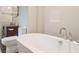 Relaxing bathroom features a modern soaking tub and sleek fixtures at 4095 N Broadland Nw Rd, Atlanta, GA 30342