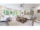 Bright living room with French doors leading to the backyard at 4095 N Broadland Nw Rd, Atlanta, GA 30342