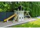 Backyard playground with slide, ladder, swings and other play features for hours of fun at 4095 N Broadland Nw Rd, Atlanta, GA 30342