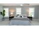 This spacious bedroom has neutral walls, plush carpet, and large windows for great natural light at 909 Ne Otter Way Ne Way, Marietta, GA 30068