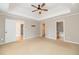 Spacious main bedroom with an ensuite bathroom and walk-in closet at 2427 Camata, Marietta, GA 30066