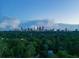 Expansive aerial view of the city skyline from lush greenery, offering scenic charm at 796 Piedmont Ne Way, Atlanta, GA 30324