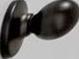 Close up of a matte black door knob on a white door at 4563 Sweetlake Court Sw, Mableton, GA 30127