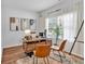 Cozy home office with natural light, neutral decor, and stylish furnishings at 4563 Sweetlake Court Sw, Mableton, GA 30127