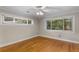 Bedroom with hardwood floors and natural lighting at 115 Biscayne Nw Dr # E3, Atlanta, GA 30309