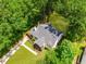 Aerial view of the house showing its layout and well-maintained landscaping at 345 Adelle Se St, Atlanta, GA 30315