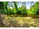 Large backyard with mature trees, privacy fence and established lawn at 345 Adelle Se St, Atlanta, GA 30315