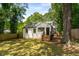 Charming home's backyard featuring a well-maintained lawn and wood fence at 345 Adelle Se St, Atlanta, GA 30315
