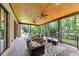 Spacious covered patio with ceiling fans and a view of the backyard at 3562 Clubland Dr, Marietta, GA 30068