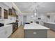 Spacious open concept kitchen with a large island and stainless steel appliances at 3562 Clubland Dr, Marietta, GA 30068