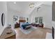 Spacious main bedroom with vaulted ceilings, hardwood floors, and many windows at 3562 Clubland Dr, Marietta, GA 30068