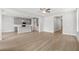 Living room view opens to a modern kitchen and an open-concept design at 4778 Moonstone Trce, Kennesaw, GA 30144