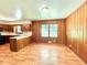 Functional kitchen featuring wood cabinets and open space with natural light at 813 Crockett Ct, Decatur, GA 30033