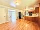 Spacious kitchen with wood cabinets and natural light at 813 Crockett Ct, Decatur, GA 30033