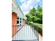 A cozy patio with a view to the greenery outside at 813 Crockett Ct, Decatur, GA 30033