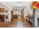 Grand foyer showcasing hardwood floors and an open floor plan to living room at 540 Byrd Mountain Ln, Canton, GA 30114